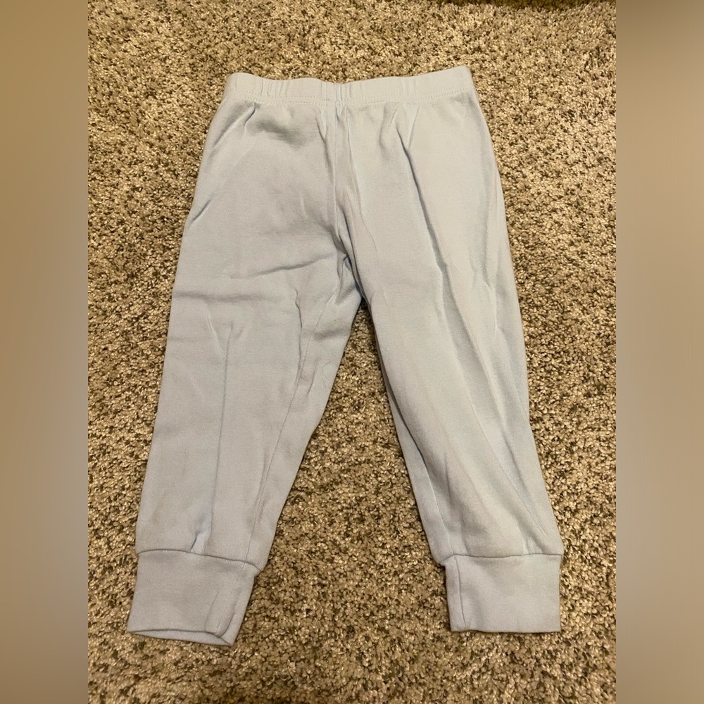 Lightweight light blue sweatpants by Carters; size 24 months
